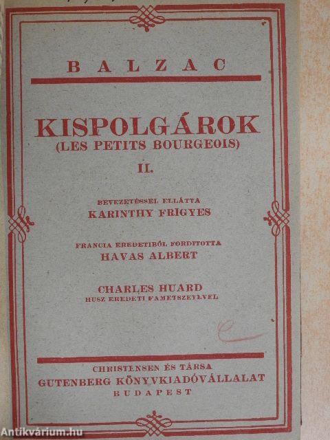 Kispolgárok I-IV.