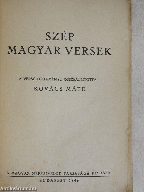 Szép magyar versek