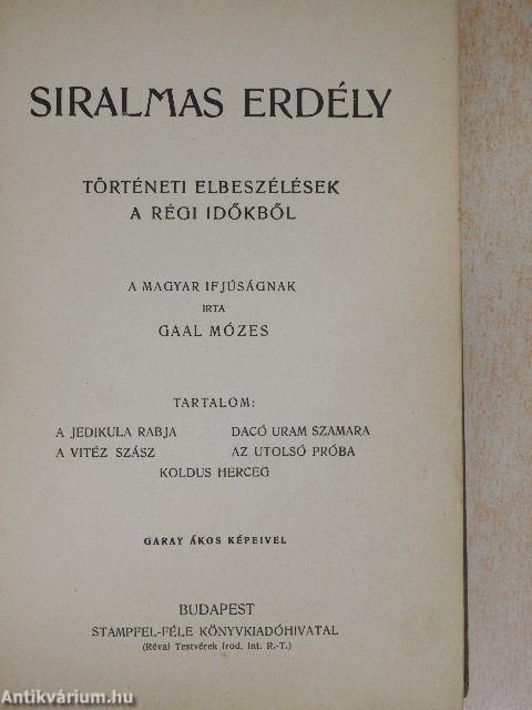 Siralmas Erdély