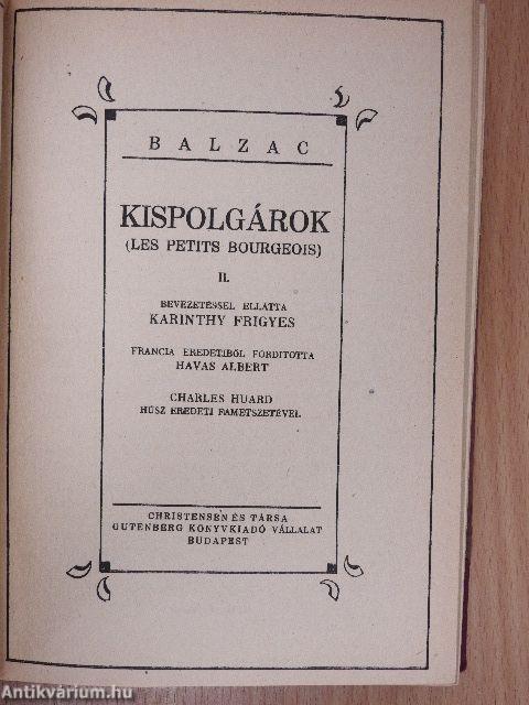 Kispolgárok I-IV.