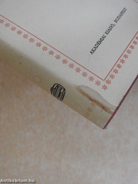 A Múlt Magyar Tudósai VIII. sorozat I-V.