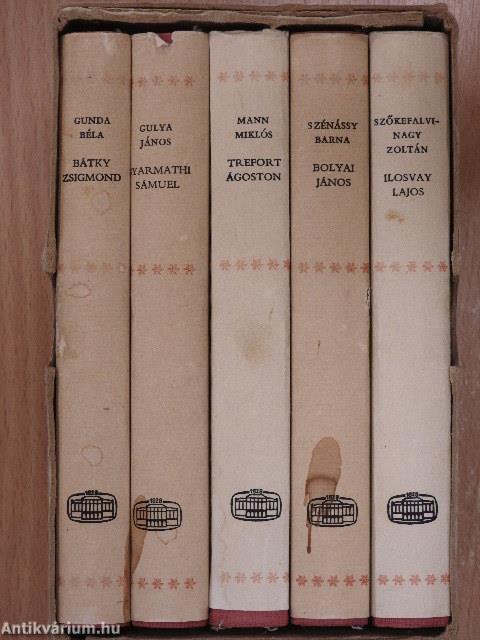 A Múlt Magyar Tudósai VIII. sorozat I-V.