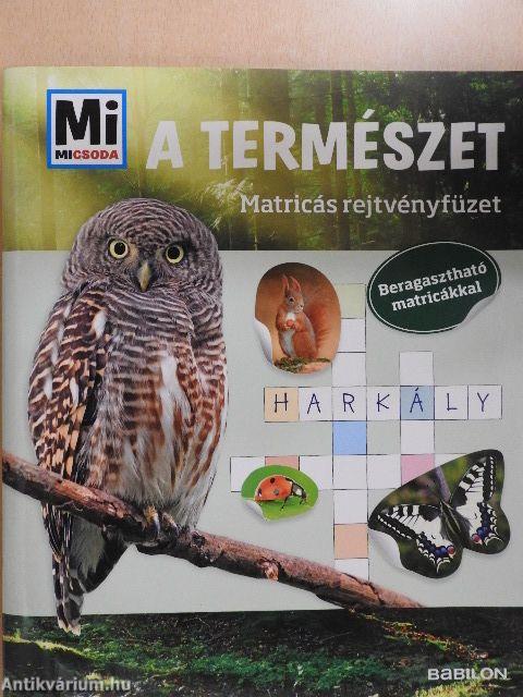 A természet - Matricás rejtvényfüzet