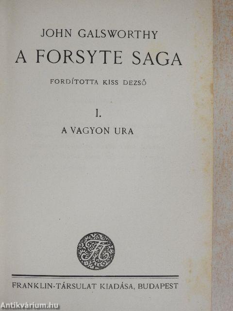 A Forsyte Saga I-III.