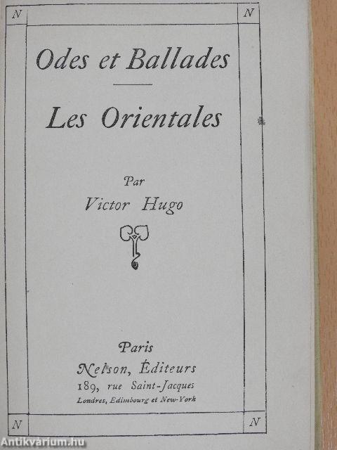 Odes et Ballades/Les Orientales