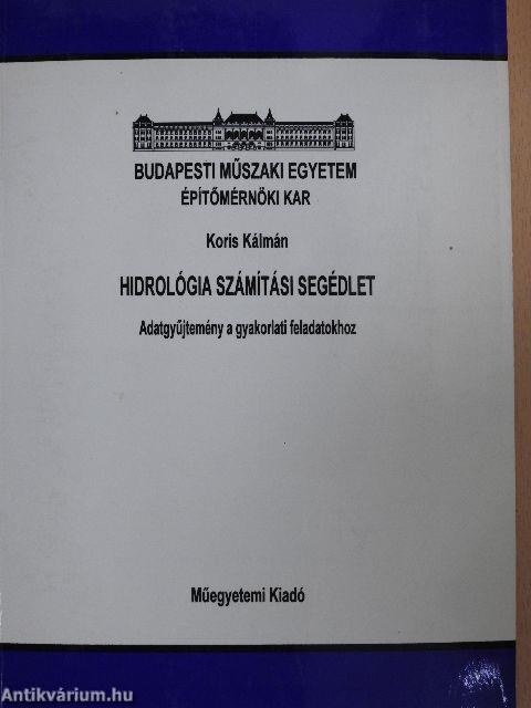 Hidrológia számítási segédlet