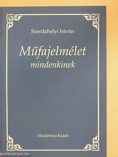 Műfajelmélet mindenkinek