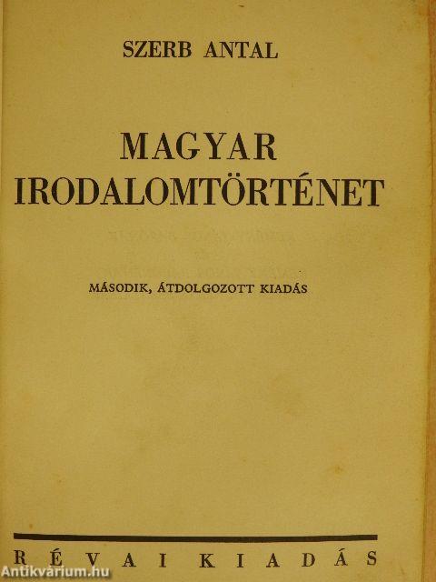 Magyar irodalomtörténet