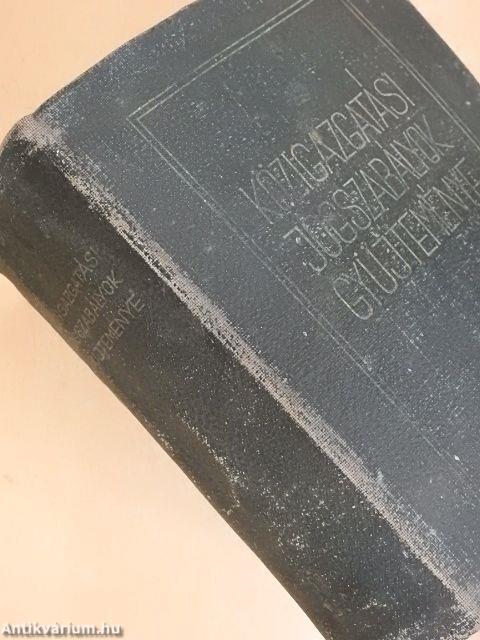 Közigazgatási jogszabályok gyüjteménye