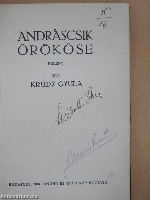 Andráscsik örököse