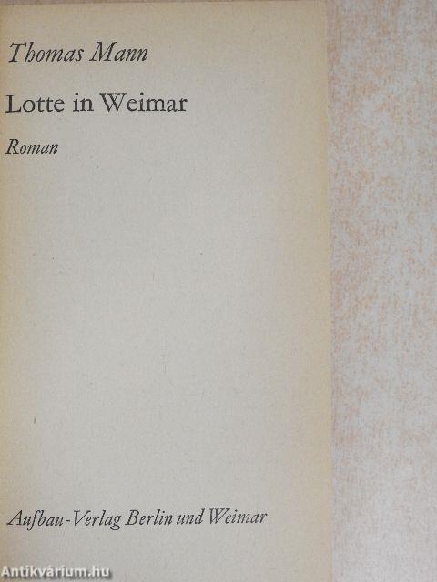 Lotte in Weimar