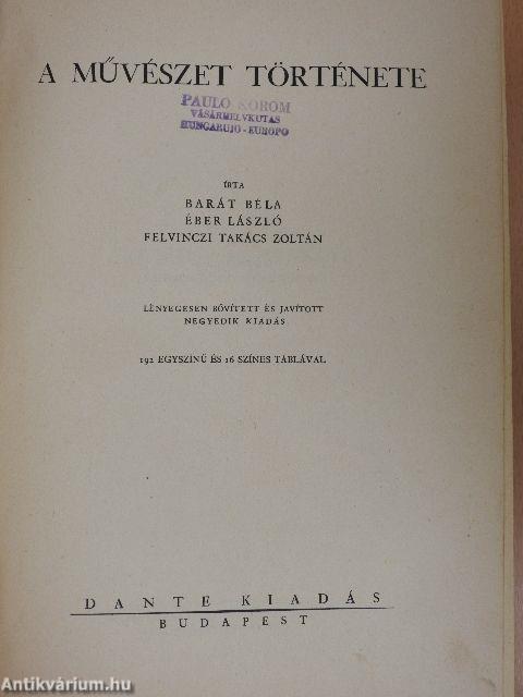 A művészet története