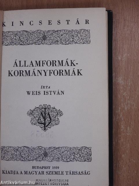 Államformák - kormányformák