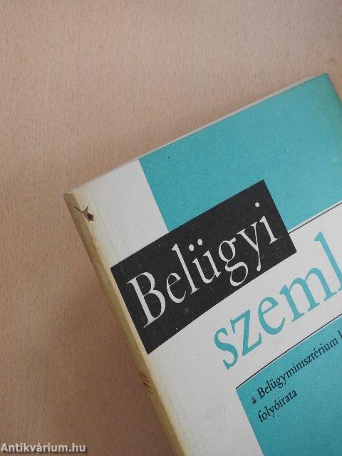 Belügyi Szemle 1977. (nem teljes évfolyam)