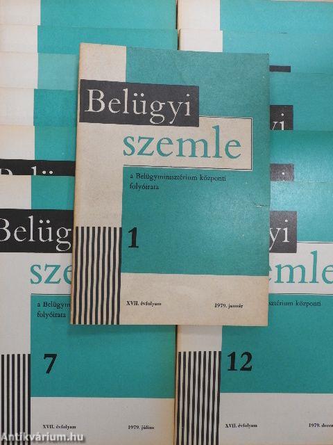 Belügyi Szemle 1979. január-december