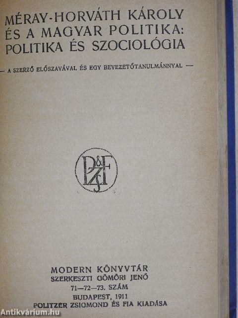 Szociológia, politika I-II.