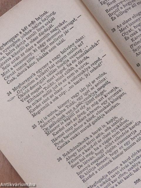 Toldi/Toldi szerelme/Toldi estéje