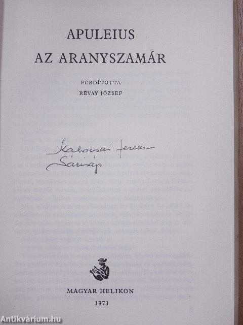 Az aranyszamár