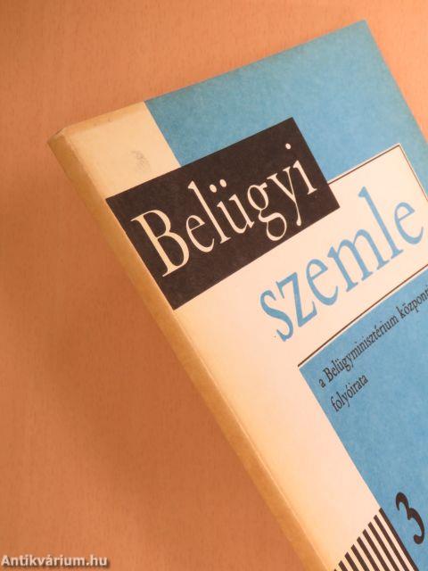 Belügyi Szemle 1985. március