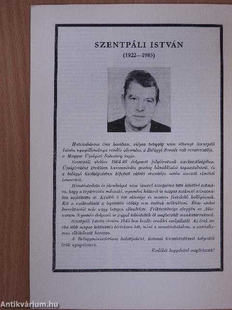 Belügyi Szemle 1985. július