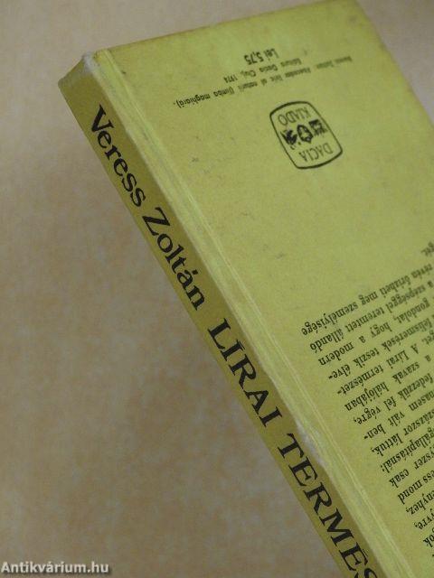 Lírai természetrajz