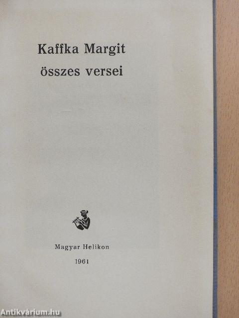 Kaffka Margit összes versei