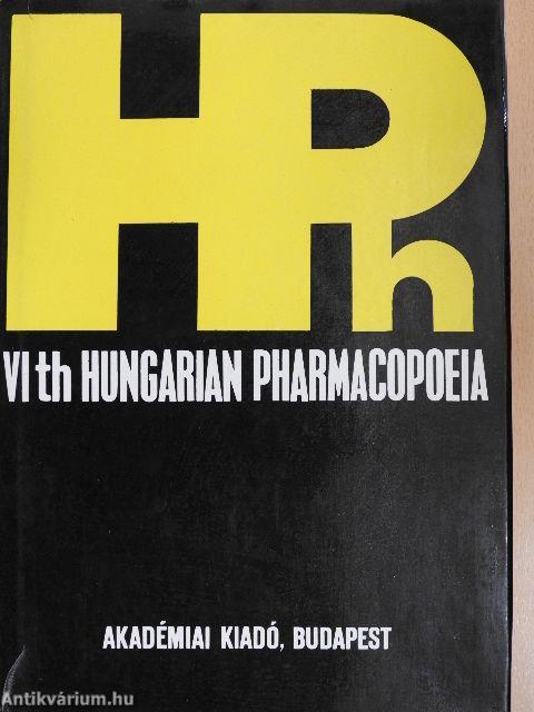 VIth Hungarian Pharmacopoeia III./Pharmacopoea Hungarica VI. Tomus III.