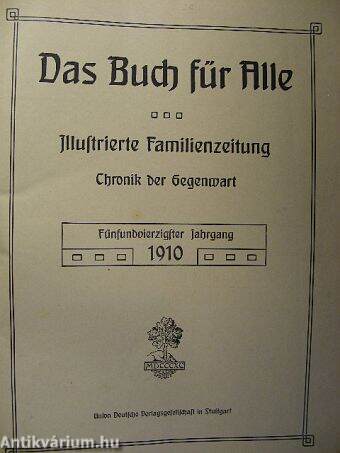 Das Buch für Alle 1910.