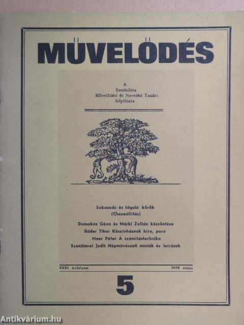 Művelődés 1978. május