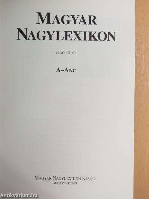 Magyar Nagylexikon 1-19./Kronológia 1-2.