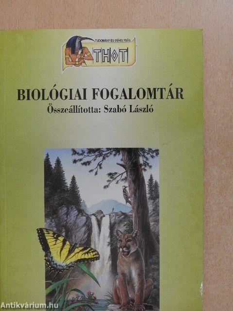 Biológiai fogalomtár