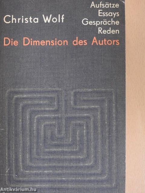 Die Dimension des Autors II (töredék)