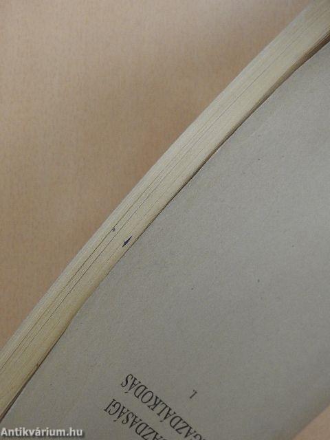 Mezőgazdasági vízgazdálkodás I.