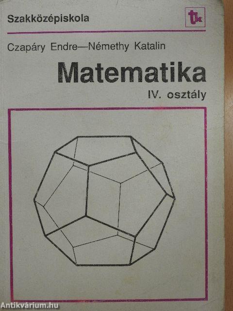 Matematika IV.