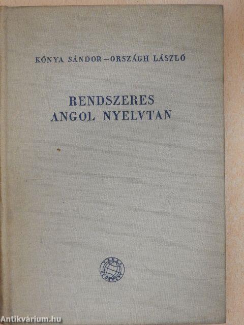 Rendszeres angol nyelvtan