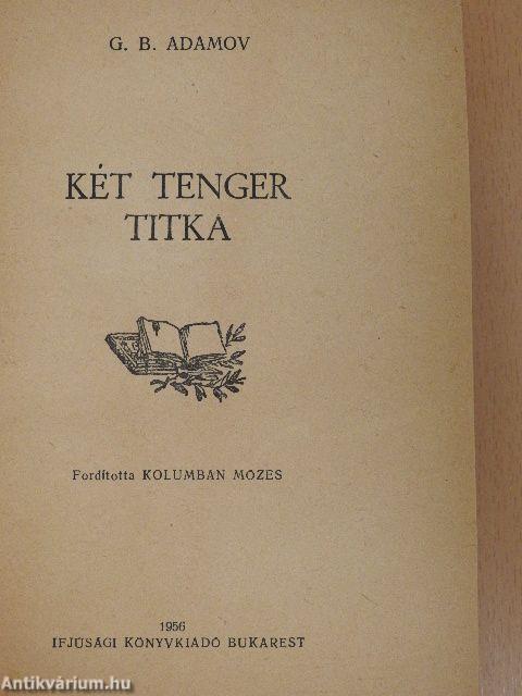 Két tenger titka