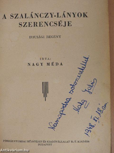 A Szalánczy-lányok szerencséje