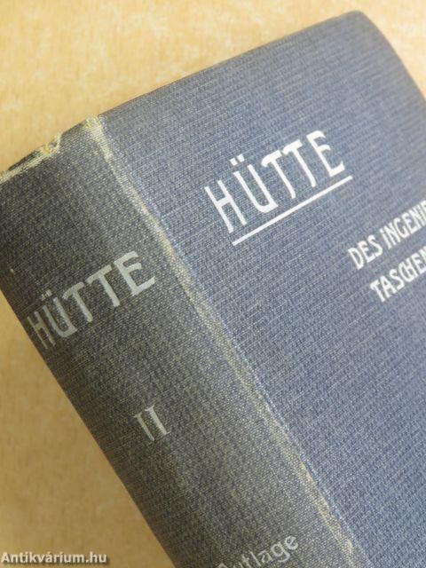 Hütte - Des Ingenieurs Taschenbuch II. (töredék)