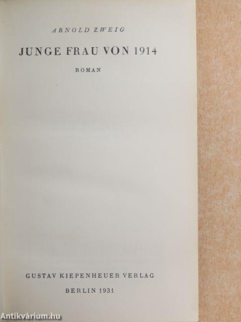 Junge Frau von 1914