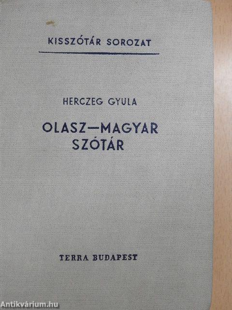 Olasz-magyar szótár