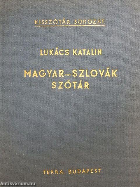 Magyar-szlovák szótár