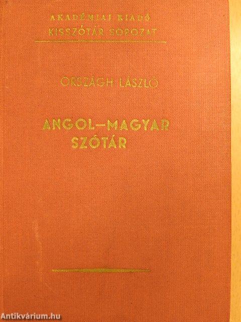 Angol-magyar szótár