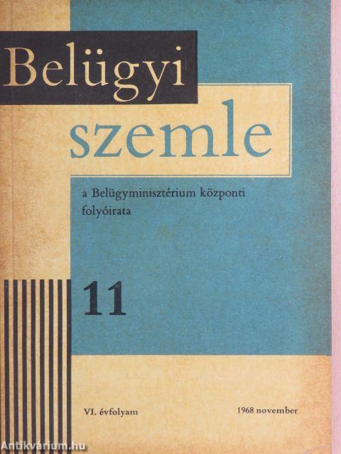 Belügyi Szemle 1968. november