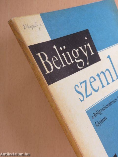 Belügyi Szemle 1968. július