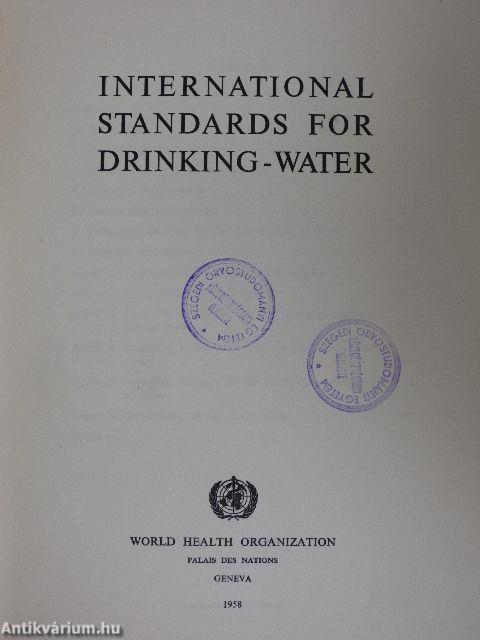 International Standards for Drinking-Water