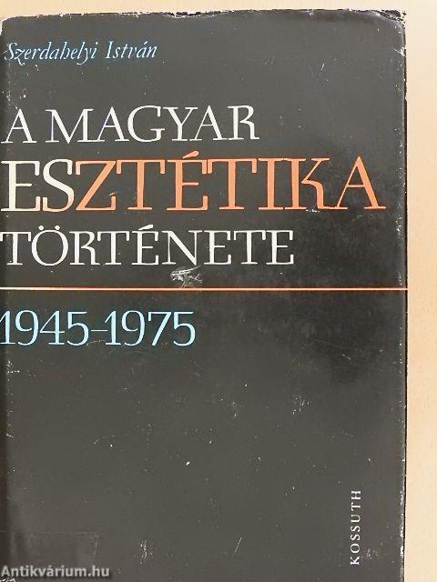 A magyar esztétika története