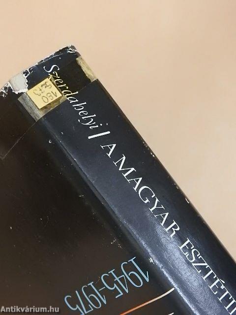 A magyar esztétika története