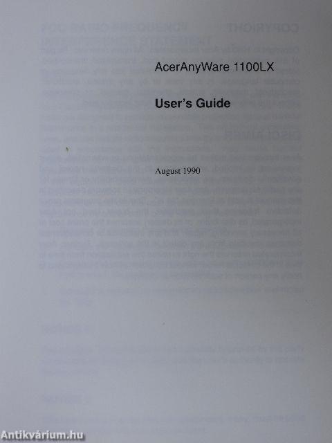 AcerAnyWare 1100LX