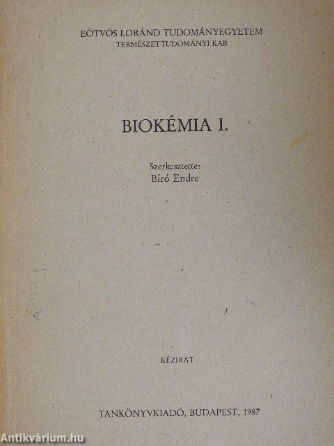 Biokémia I.