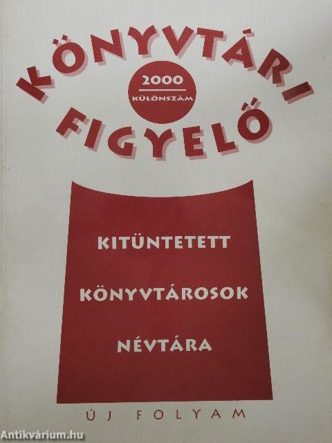 Könyvtári Figyelő 2000/különszám